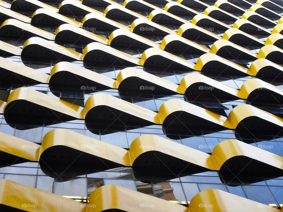 Yellow balcony array