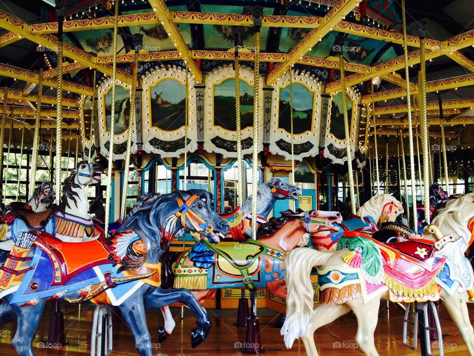 Carousel side view