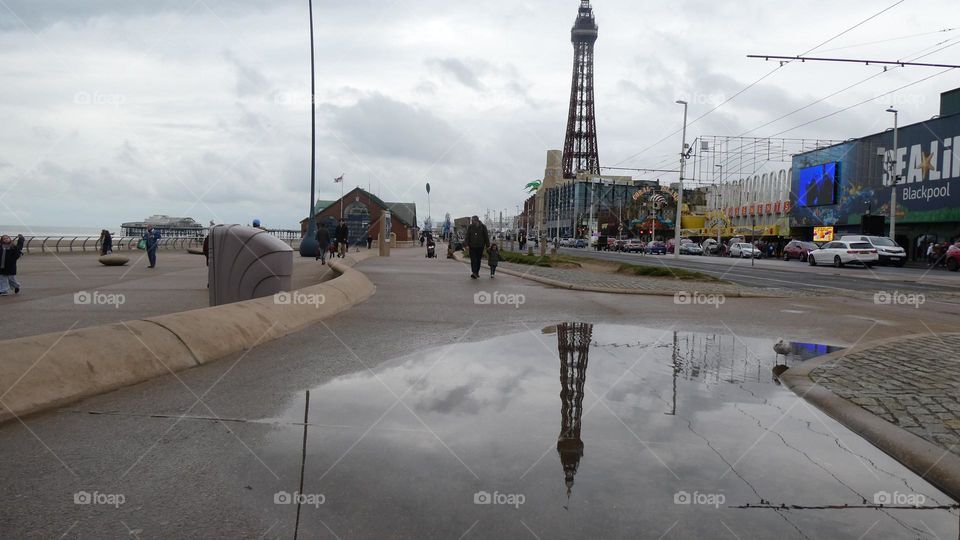 A view from Blackpool tower
