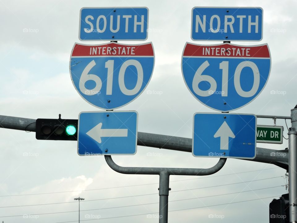 Loop 610 highway bound 
