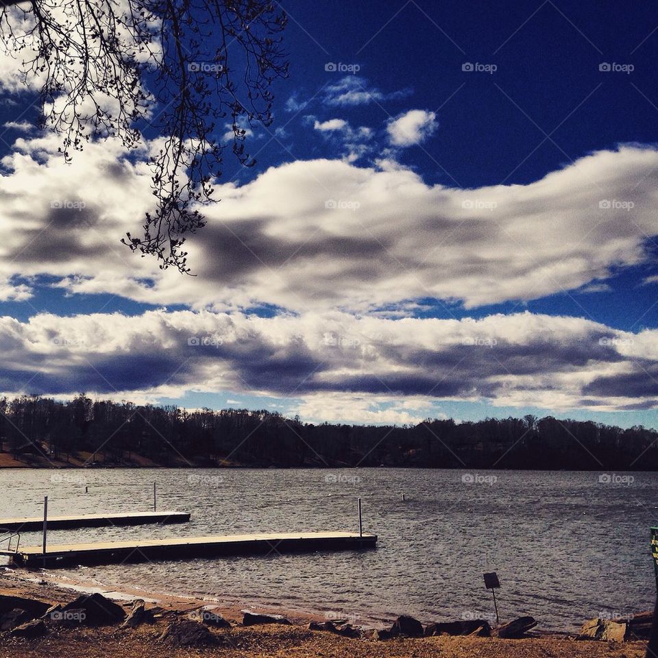 Docks at the lake 