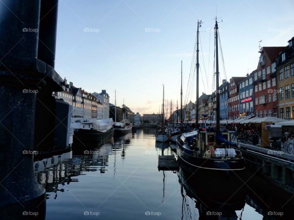 Sunset in Copenhagen 