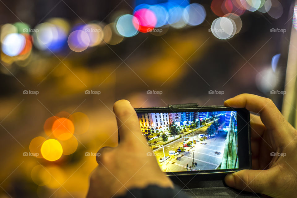 Colored camera and street