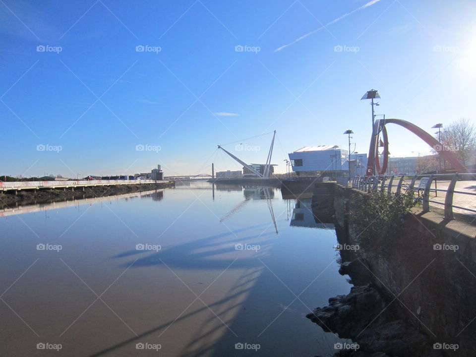 Water, Bridge, No Person, River, Travel