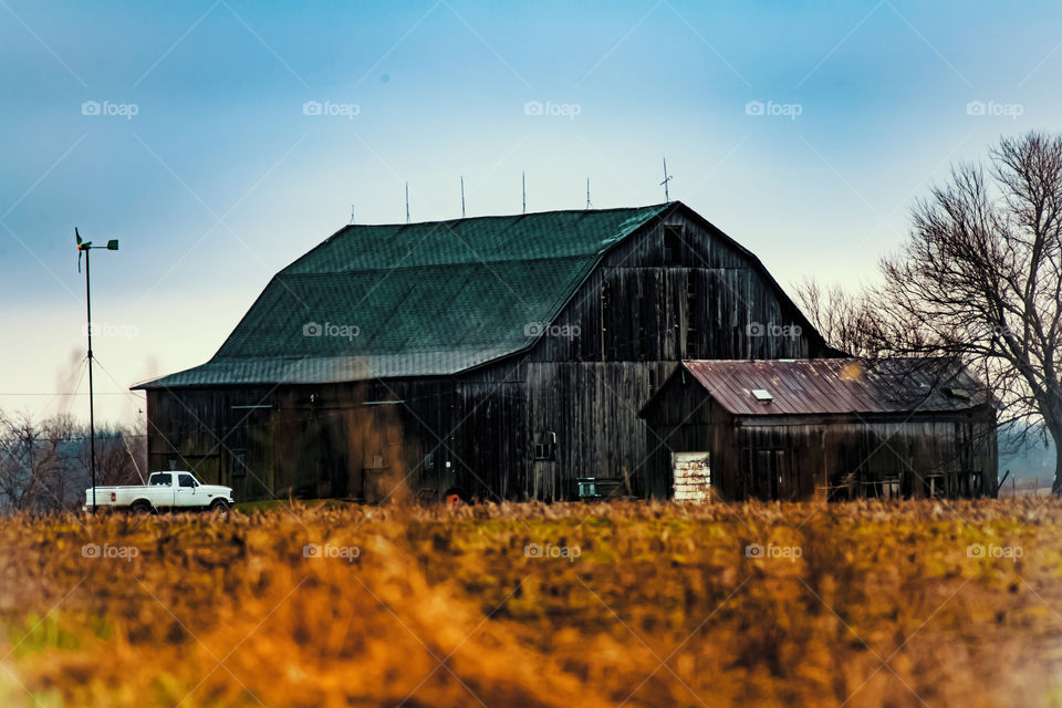 Grey barn