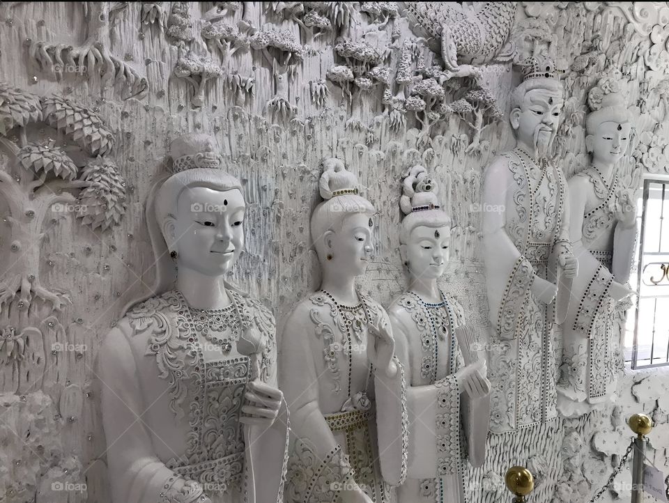 white china stone work