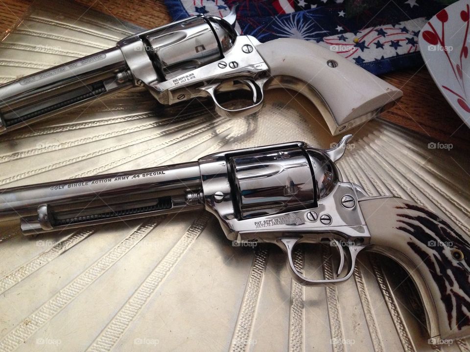 Collectors Colt revolvers. Colt revolver 