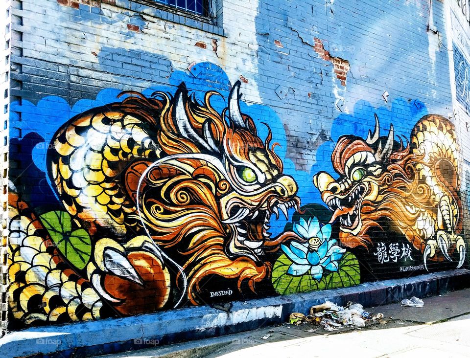 Street Art Dragons