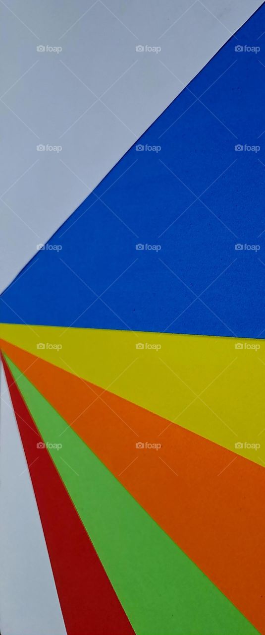 triangular multicolor