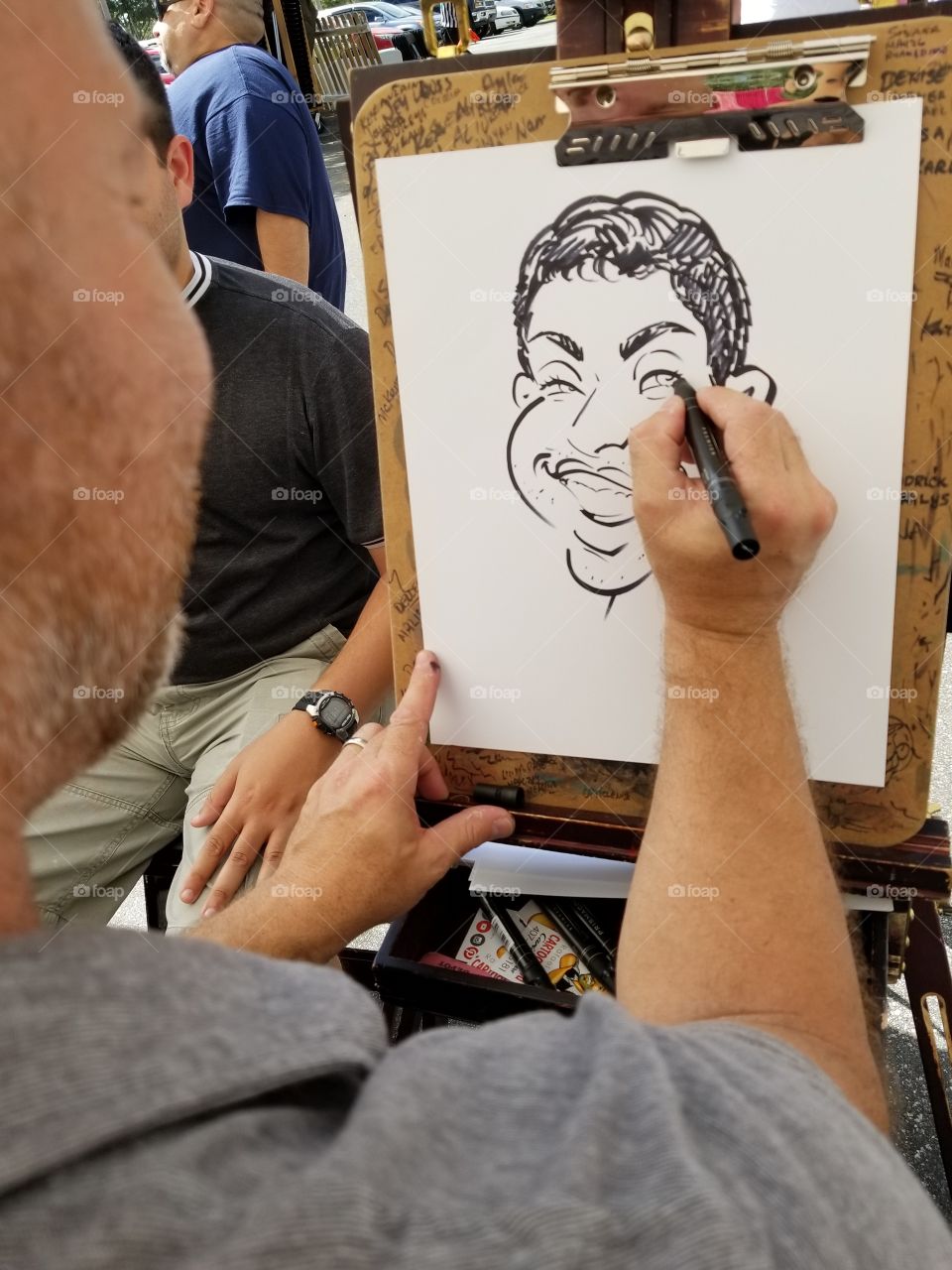 Excelente caricaturista - Rafael. Kissimmee