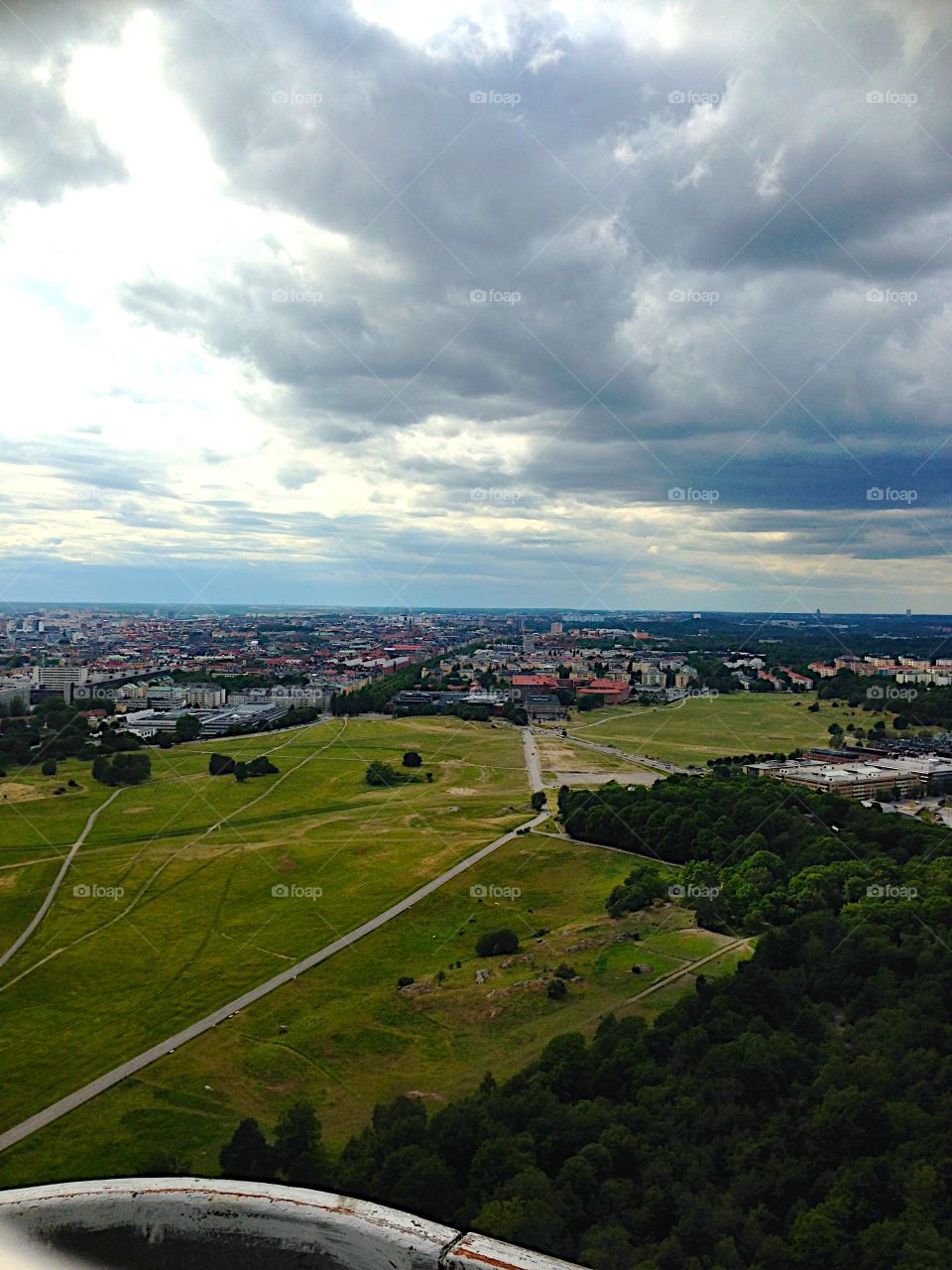 Aerial view of stockholm, sweden