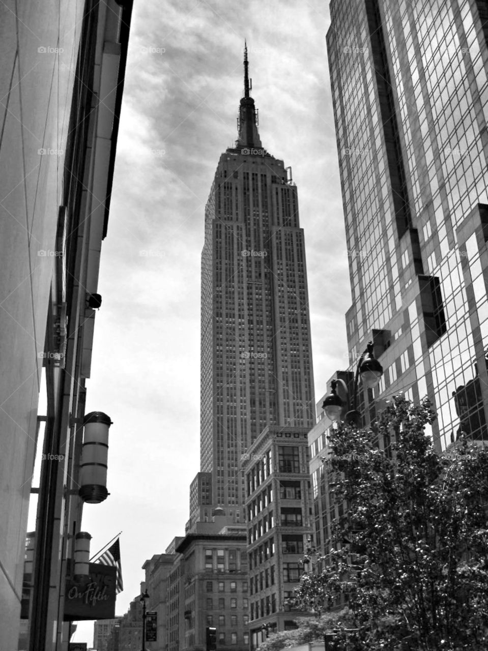 New York view - Black & White