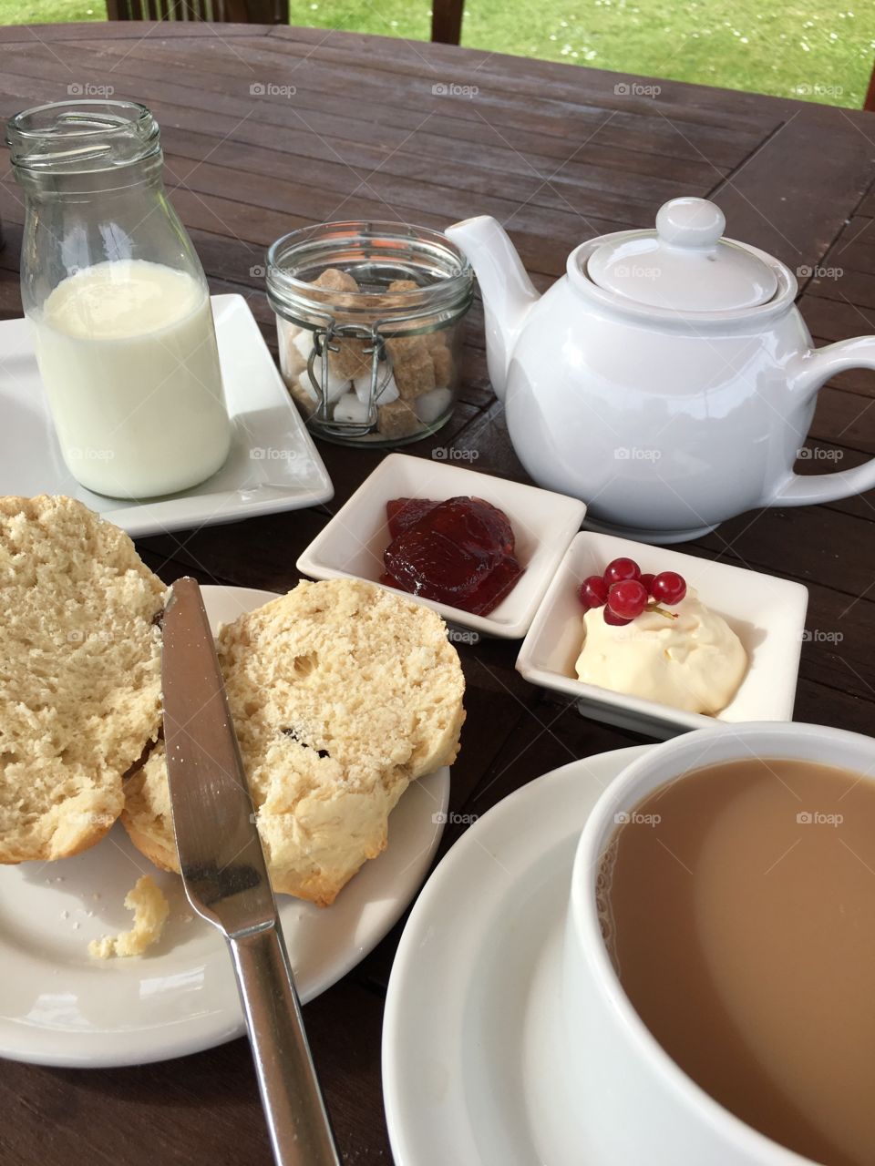 Cream tea 