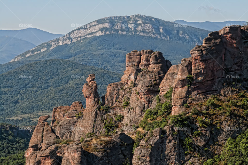 rocky formations  near Belogradchik Bulgaria