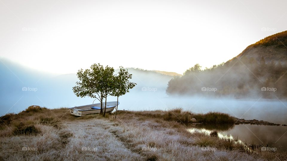 Cold day at the lake