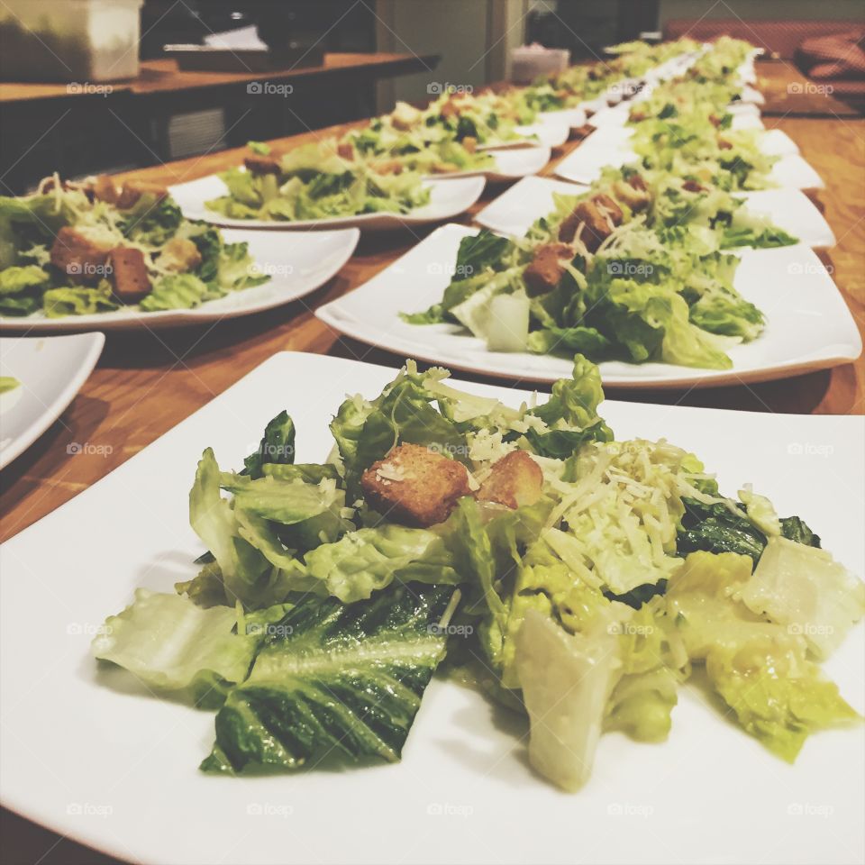 Caesar salad dinners