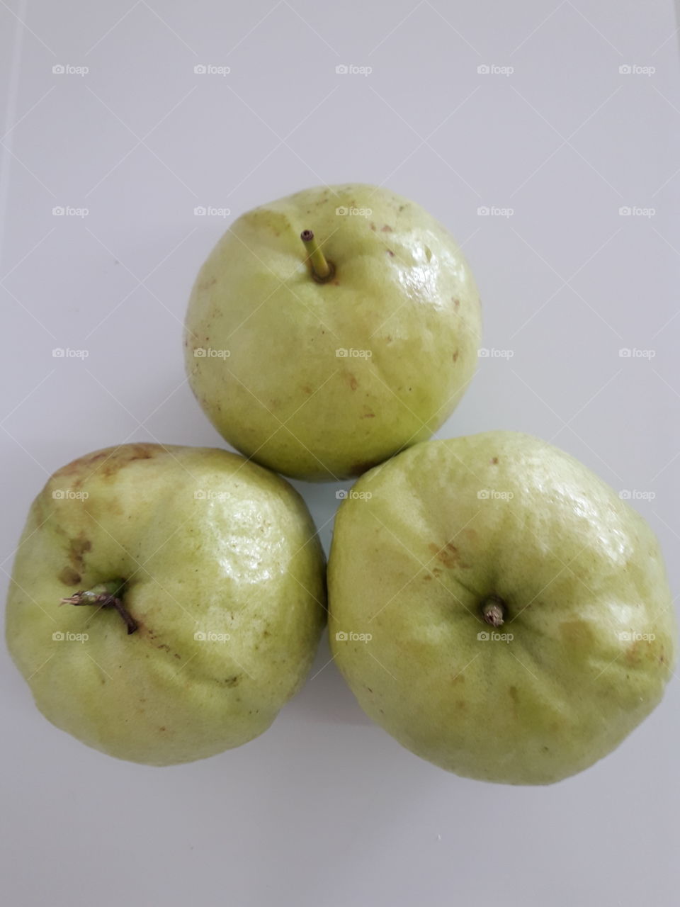three of guavas rich of vitamin c.