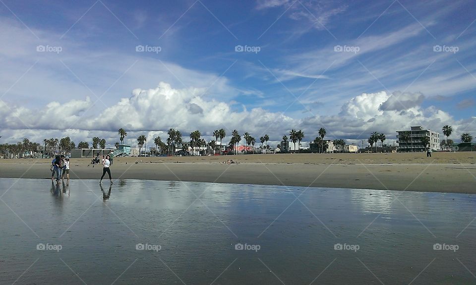 The backdrop is Venice Ca.