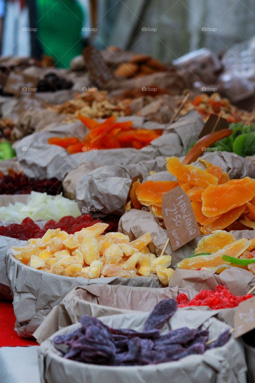 food market in Vigo
