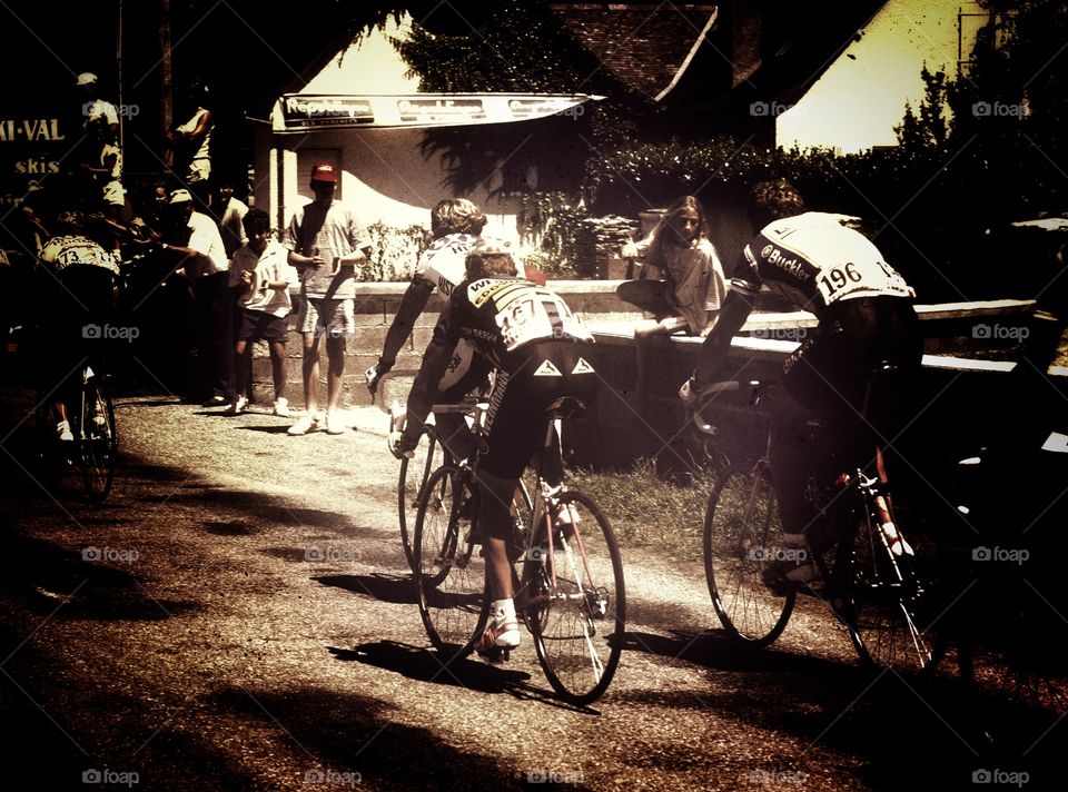 Cycling. Vintage Tour de France 