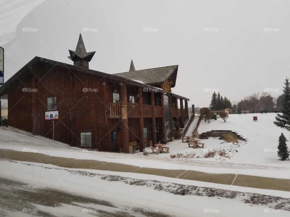 Snow, Winter, No Person, House, Cold