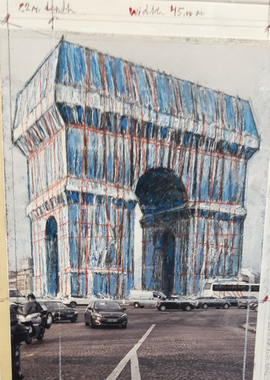 Christo will wrap up Arc de Triomphe