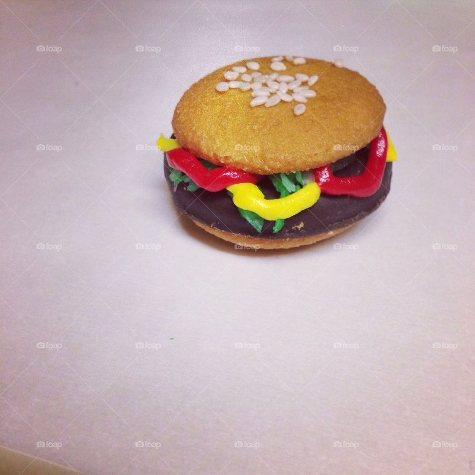 Burger cookie