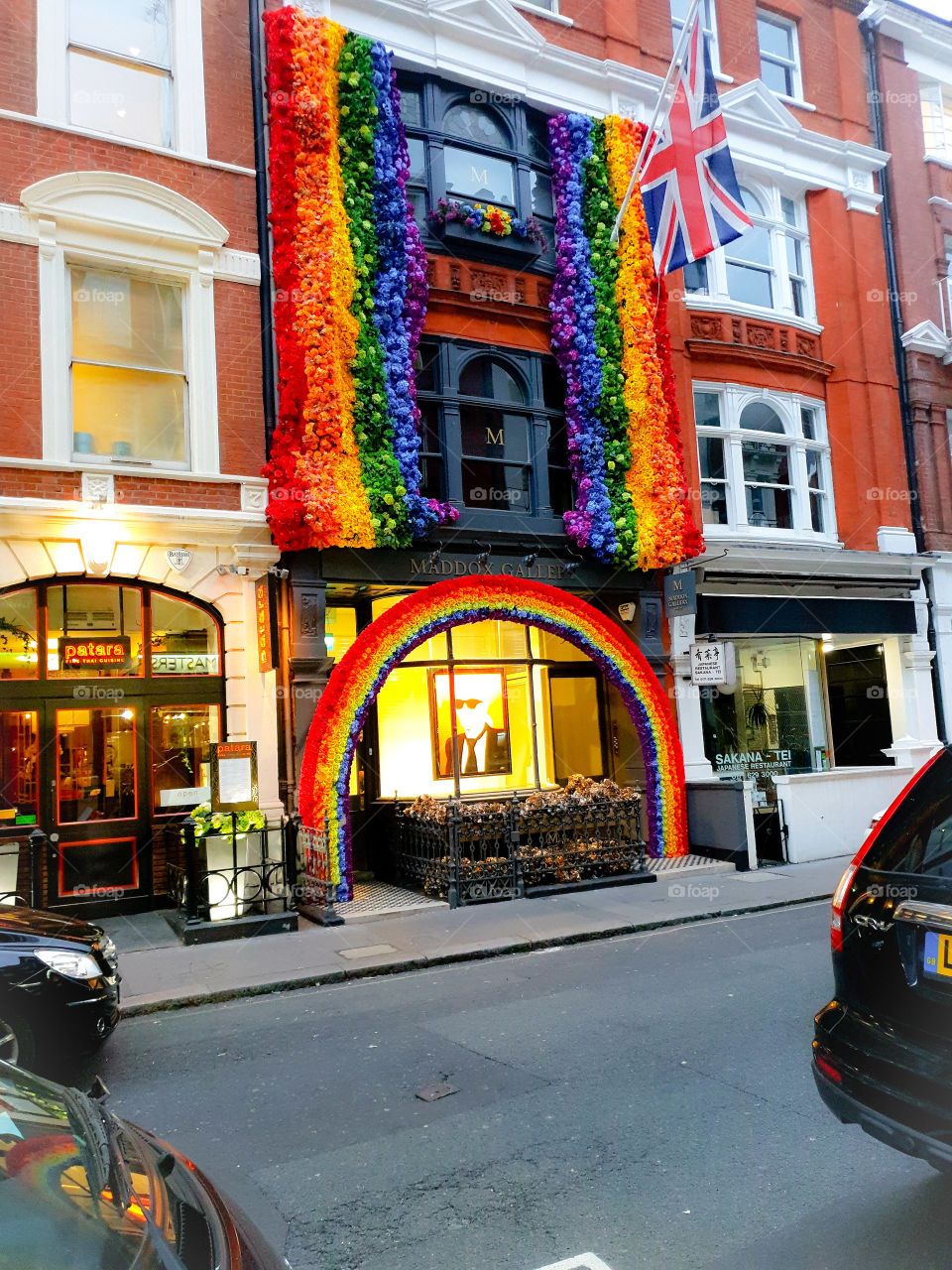 Rainbow Flower Display!
