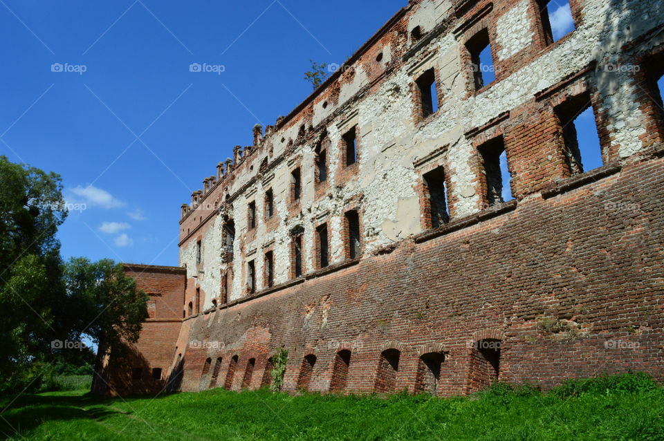 Ruiny Zamku w Krupem / Ruins of Castle in Krupem in Poland