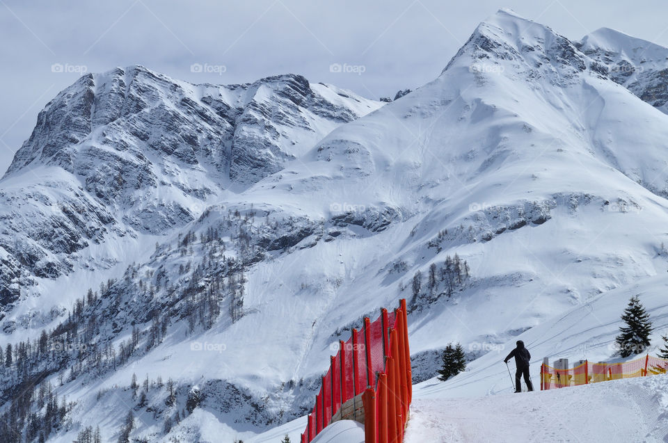 alpine ski track