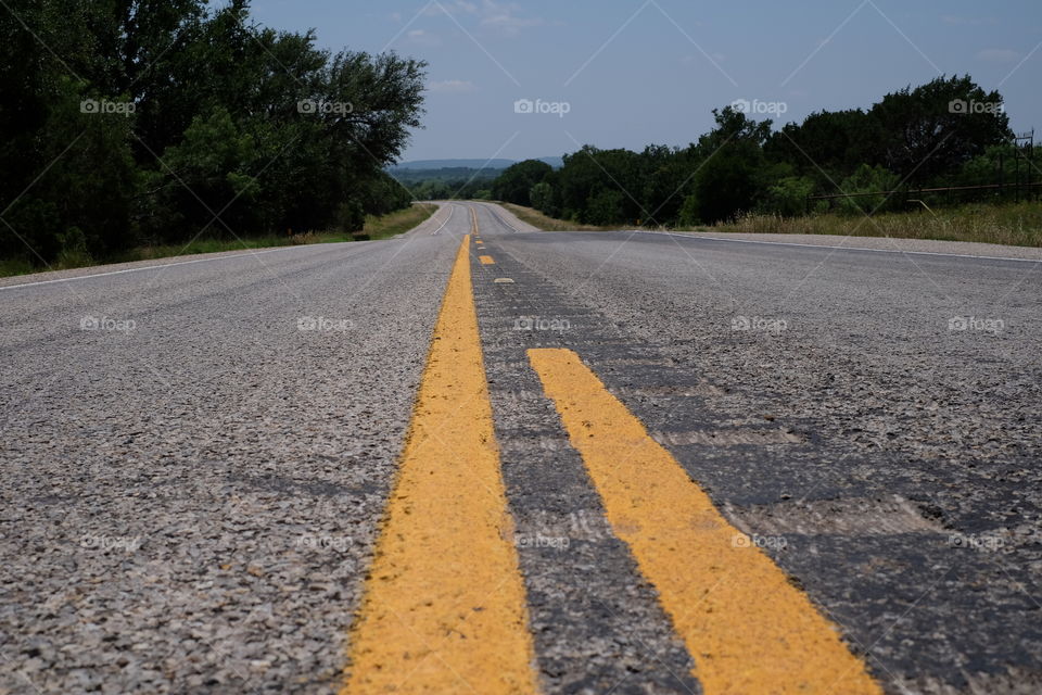 View of empty road