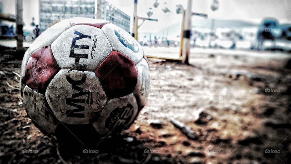i love football so i took this in my ground itself