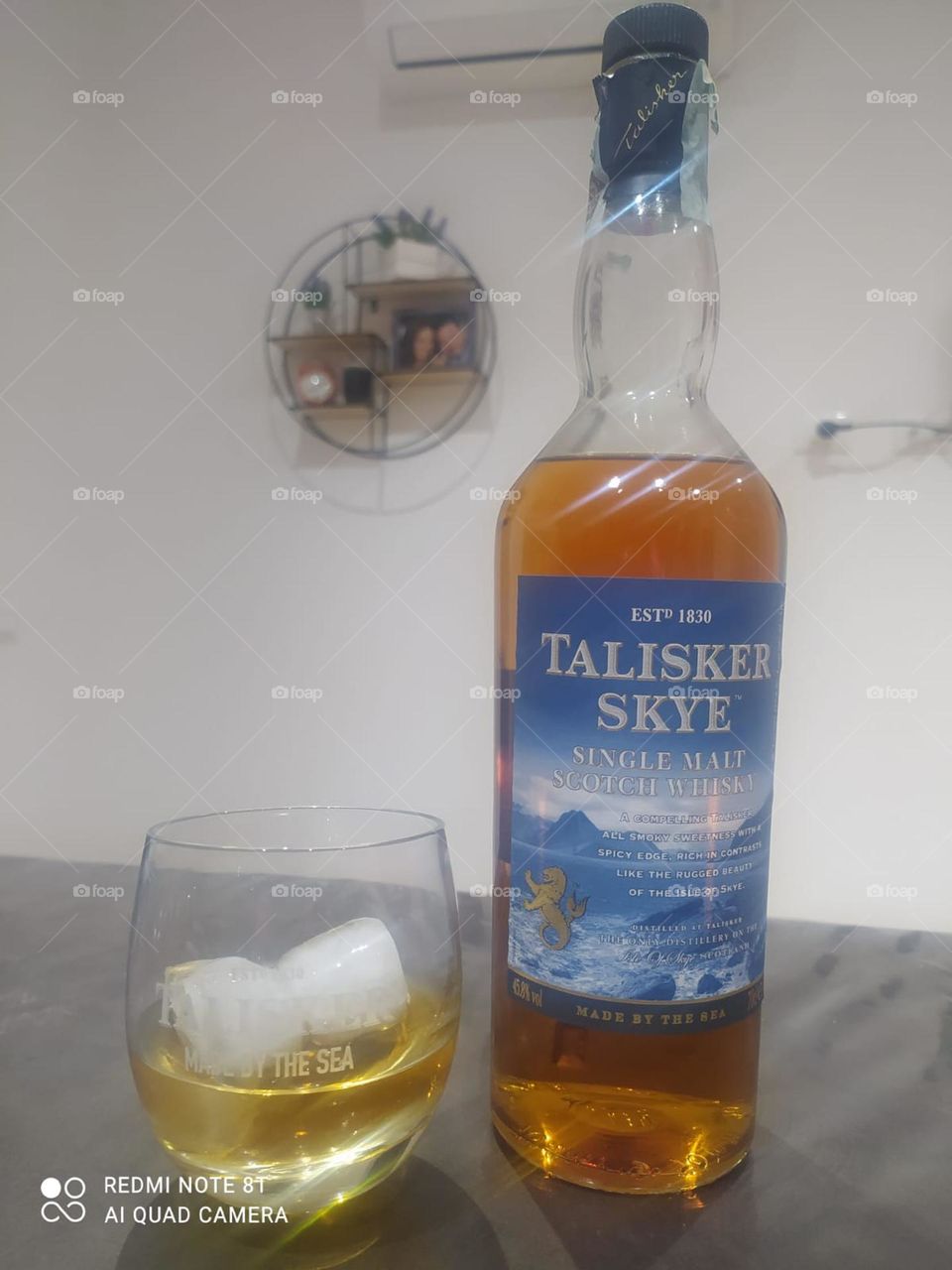 Just a drop of whisky and the day is over.