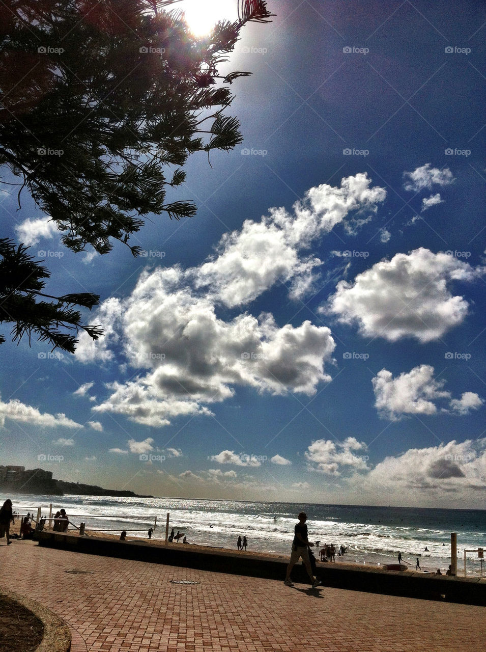 landscape beach ocean sky by king