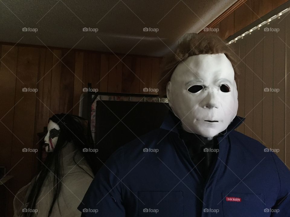 Foap Com Michael Myers Halloween Decoration Stock Photo By Regina