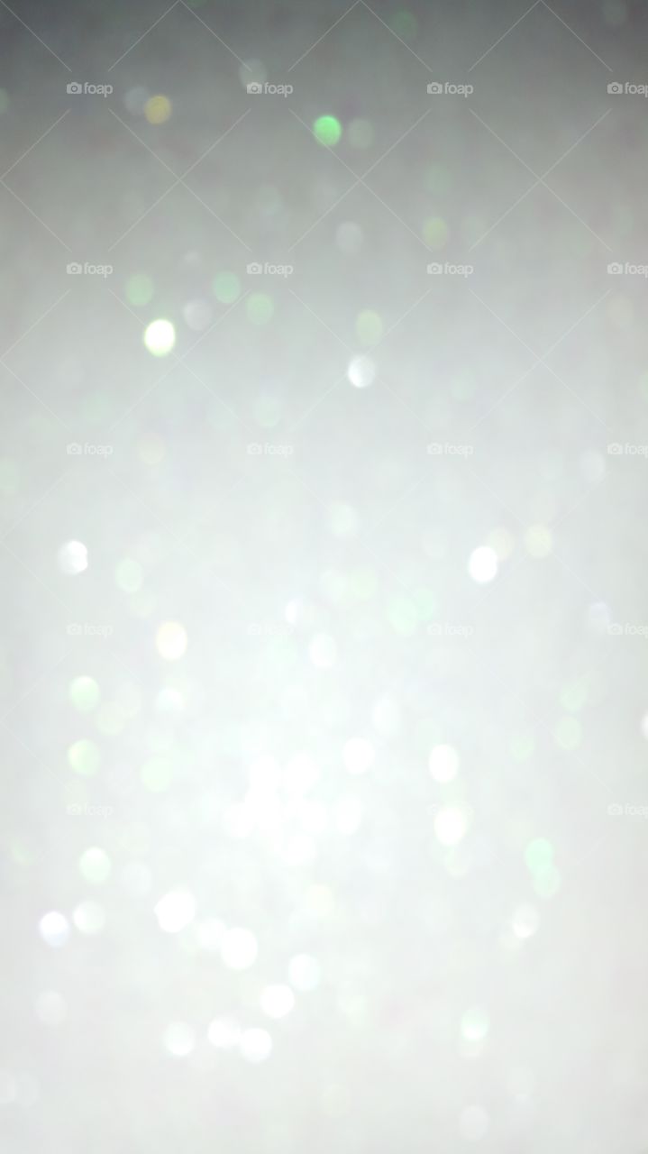 White glitter effect