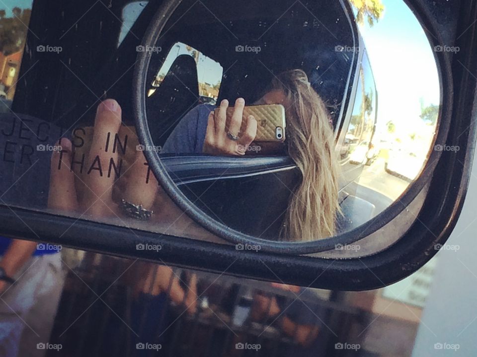 Things in the mirror are closer than they appear 