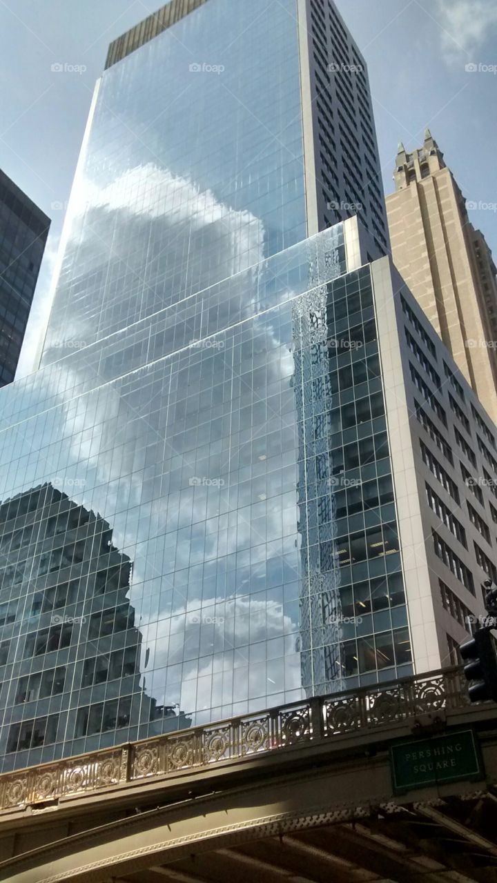 Cloud Reflection in Midtown NYC