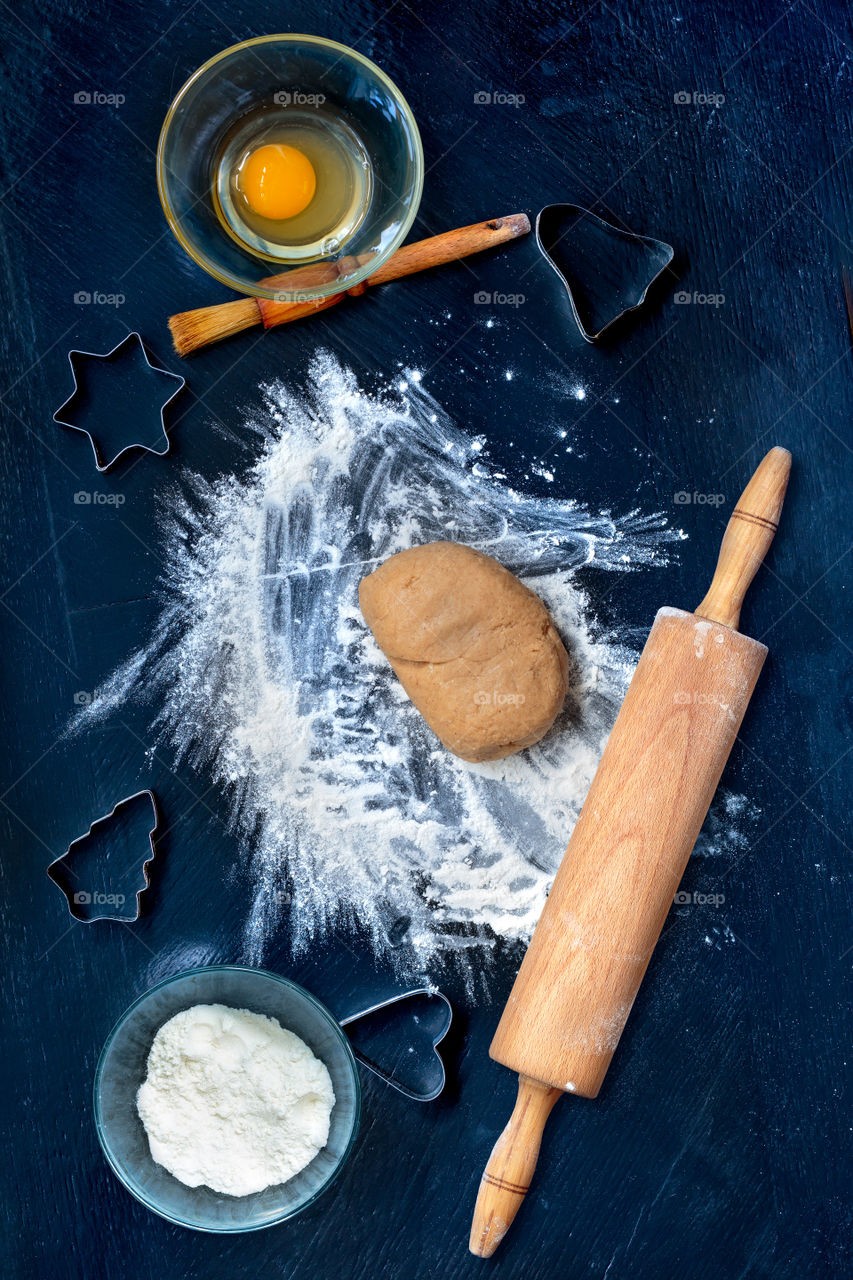 Making the Christmas cookies