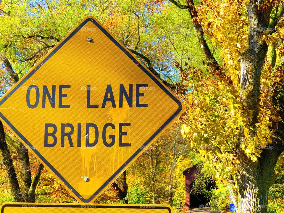 One lane bridge