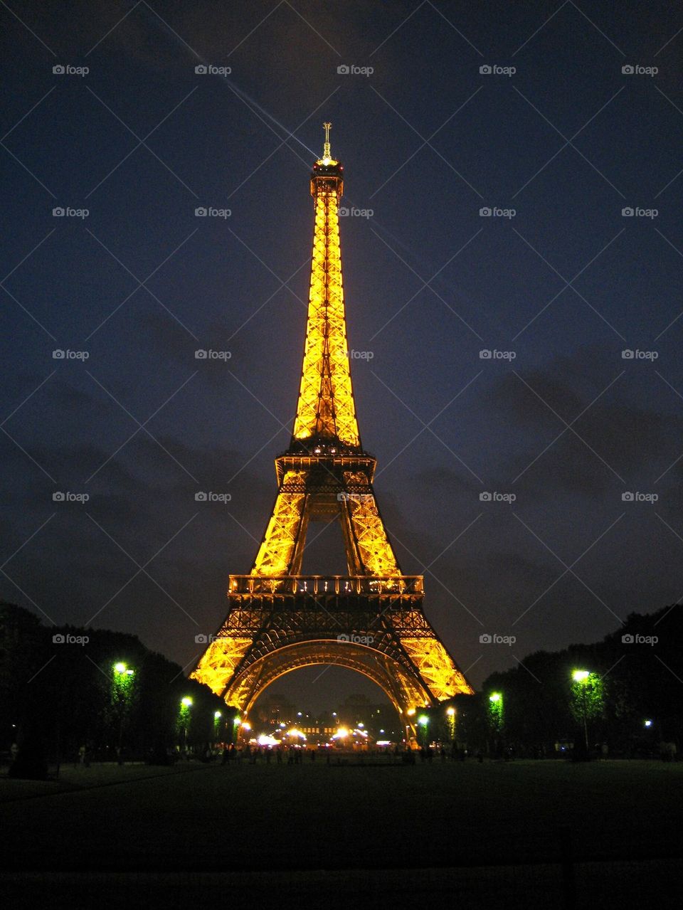 Eiffel Tower at night