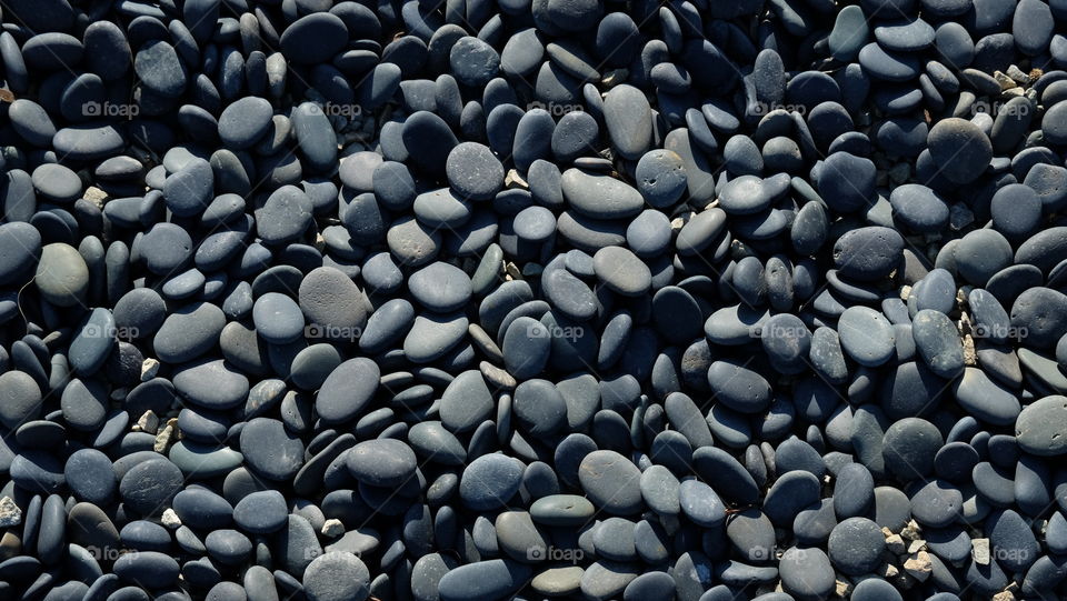 Grey pebbles
