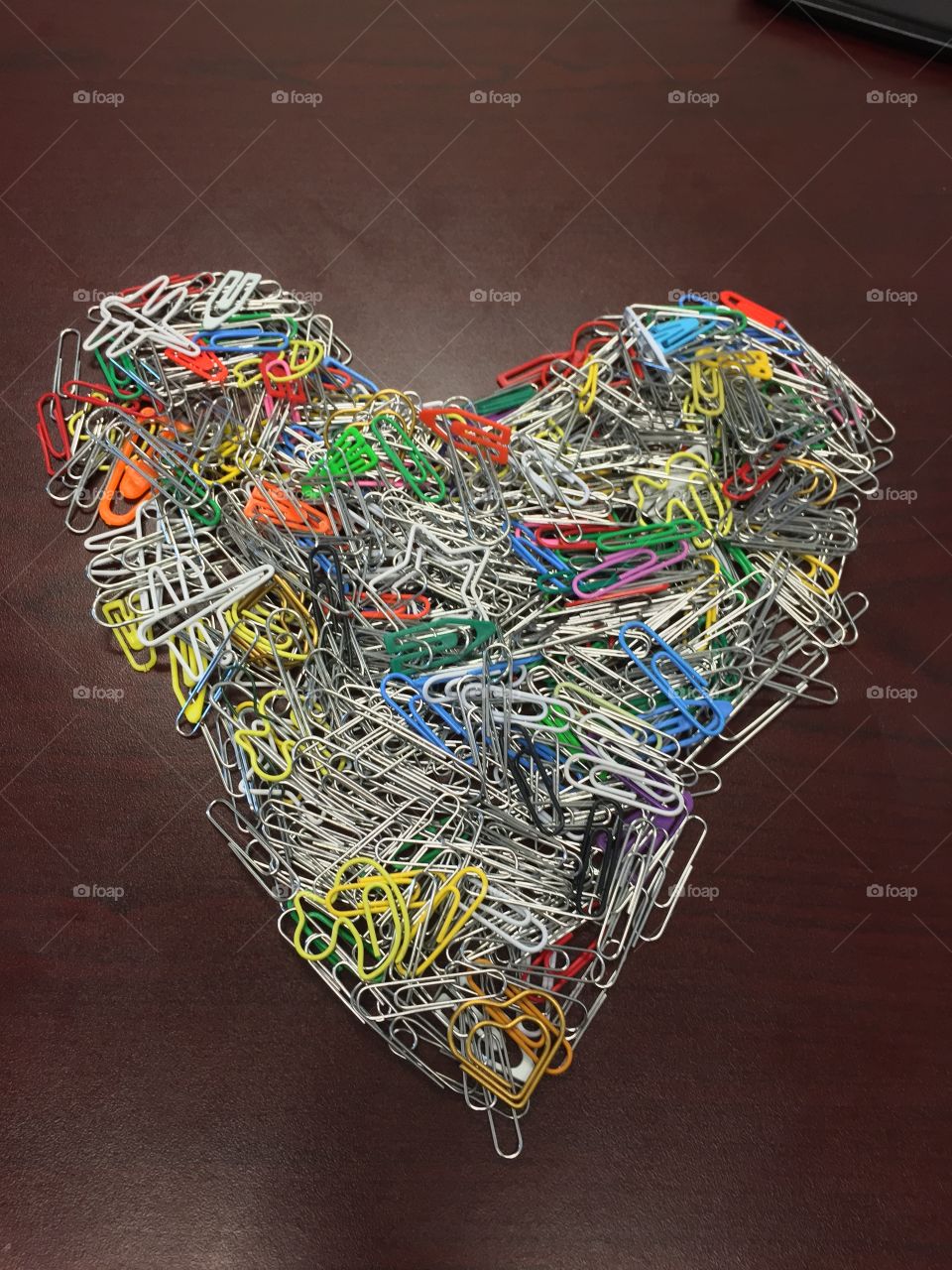 Paperclip heart