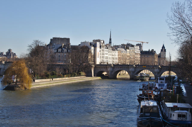 bridge over the Seine in Paris
