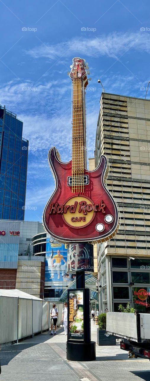 Hard rock cafe in Warsaw