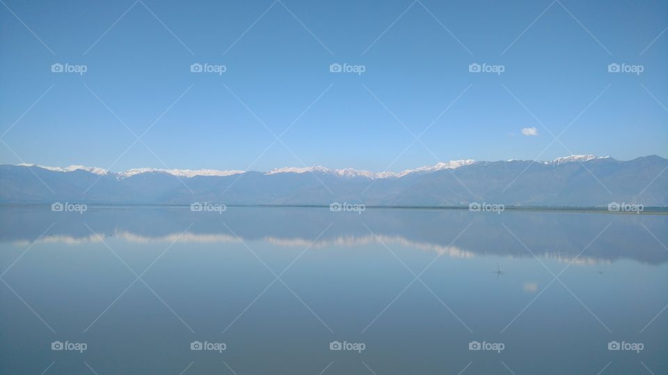 majestic lake reflection