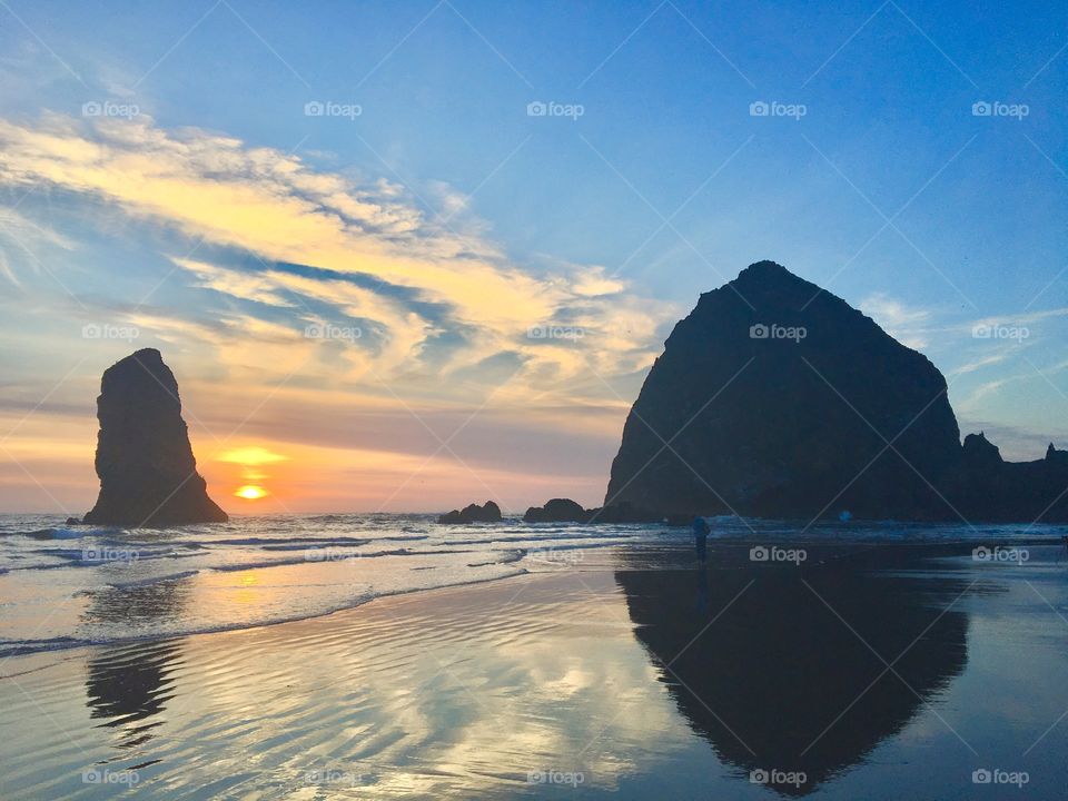 Haystack Rock @ Cannon Beach, OR