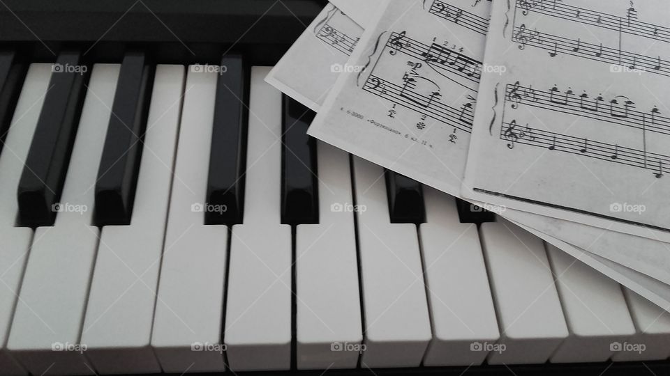notes for piano