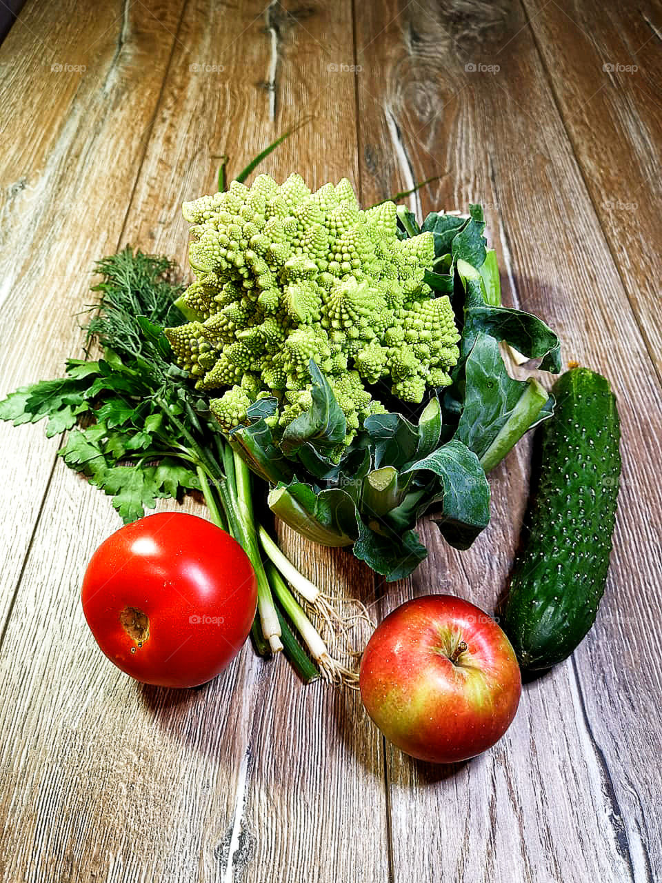 Vegetables and fruit