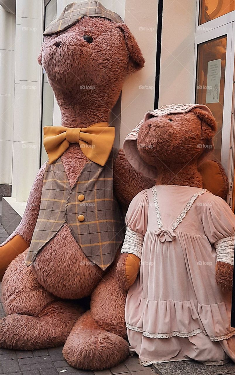everyone one day wants to be like these 2 Mr and Mrs bear